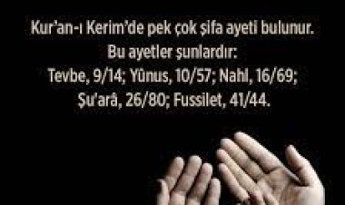 Şifa Ayetleri