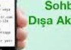 sohbet dışa aktarınca ne olur